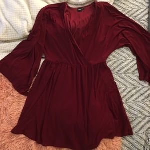 Burgundy Dress